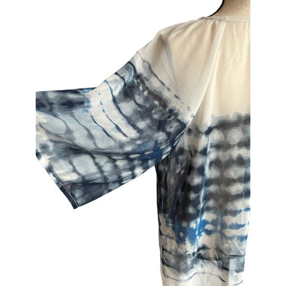 Christopher Banks Sheer Tie Dye Top Size XL - Picture 3 of 6
